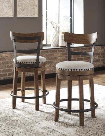 Valebeck Counter Height Bar Stool - Bill's Discount Center (Bradenton, FL)