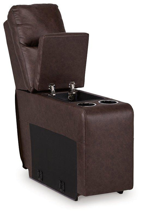 Punch Up Power Reclining Sectional Loveseat with Console - Bill's Discount Center (Bradenton, FL)