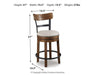 Valebeck Counter Height Bar Stool - Bill's Discount Center (Bradenton, FL)