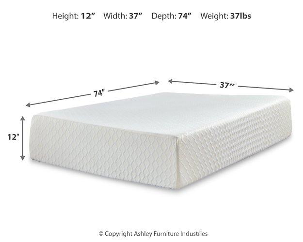 Chime 12 Inch Memory Foam Mattress in a Box - Bill's Discount Center (Bradenton, FL)
