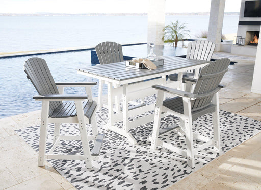 Transville Outdoor Dining Set - Bill's Discount Center (Bradenton, FL)