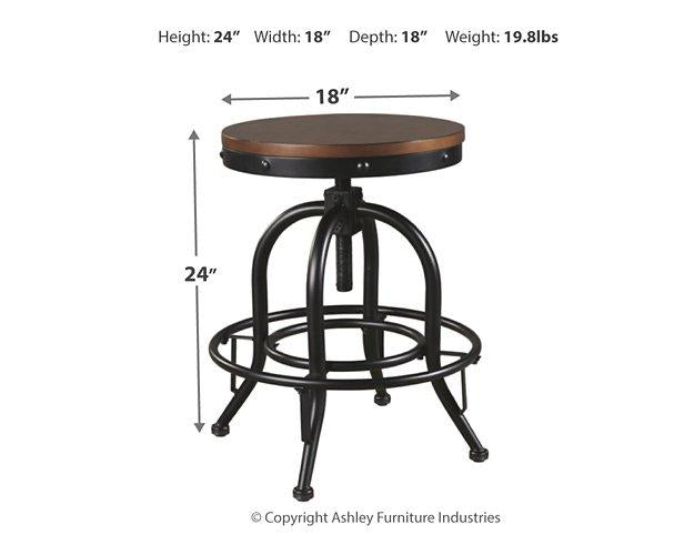Valebeck Counter Height Bar Stool - Bill's Discount Center (Bradenton, FL)