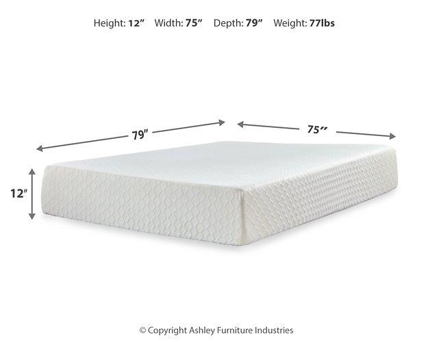 Chime 12 Inch Memory Foam Mattress in a Box - Bill's Discount Center (Bradenton, FL)