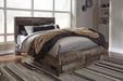 Derekson Bed with 2 Side Storage - Bill's Discount Center (Bradenton, FL)