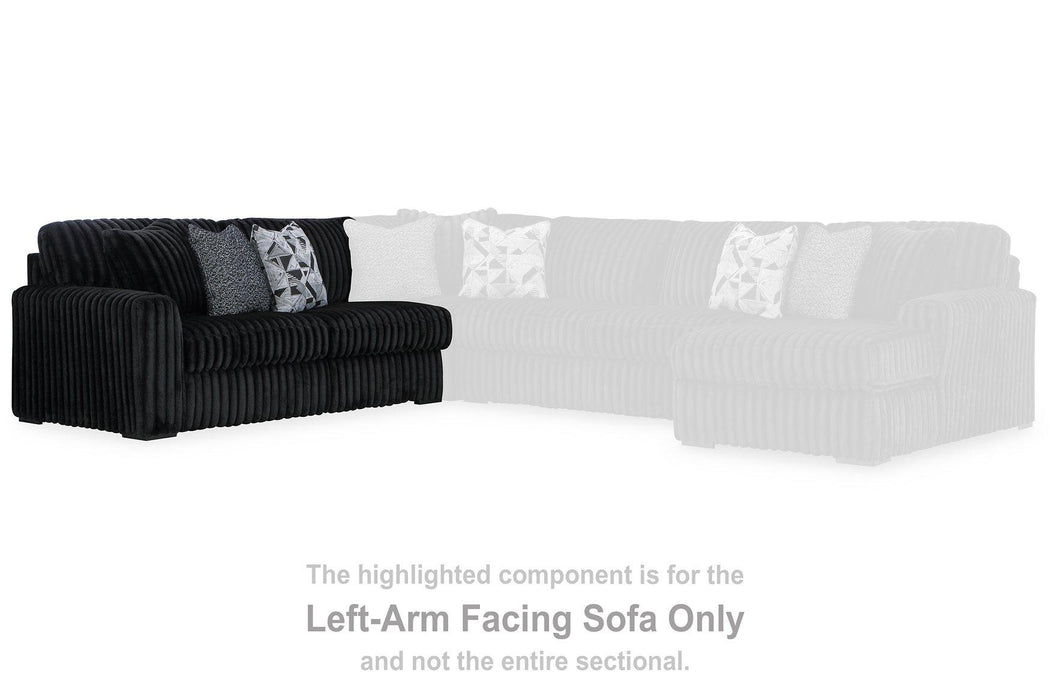 Midnight-Madness Sectional Sofa with Chaise - Bill's Discount Center (Bradenton, FL)