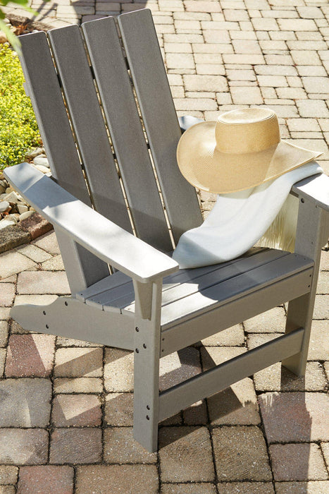 Visola Outdoor Adirondack Chair Set with End Table - Bill's Discount Center (Bradenton, FL)