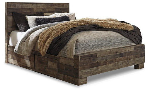 Derekson Bed with 2 Side Storage - Bill's Discount Center (Bradenton, FL)