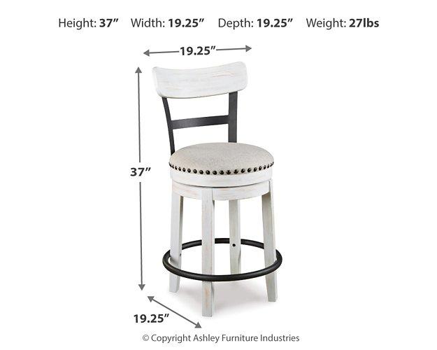 Valebeck Counter Height Bar Stool - Bill's Discount Center (Bradenton, FL)