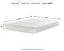 Chime 8 Inch Memory Foam Mattress in a Box - Bill's Discount Center (Bradenton, FL)