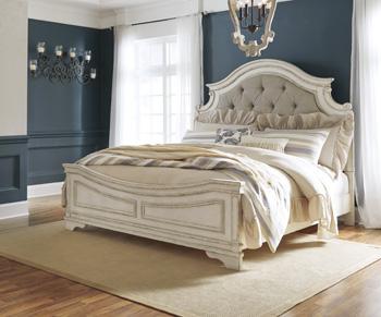 Realyn Upholstered Bed - Bill's Discount Center (Bradenton, FL)