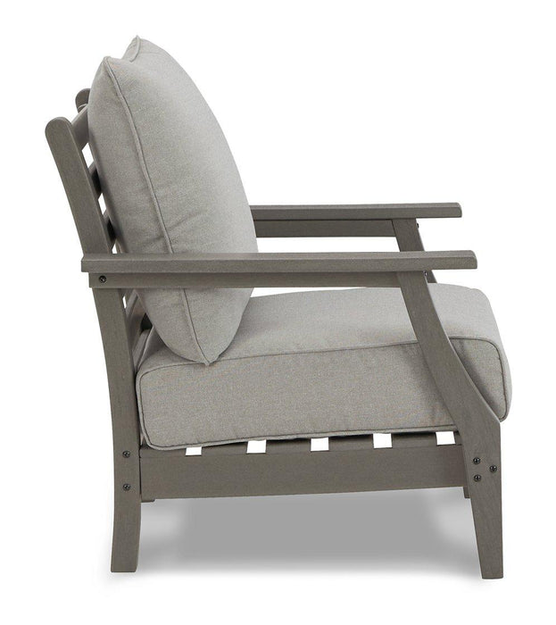 Visola Outdoor Sofa and Loveseat Set - Bill's Discount Center (Bradenton, FL)