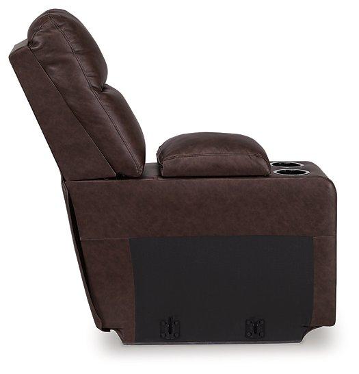 Punch Up Power Reclining Sectional Loveseat with Console - Bill's Discount Center (Bradenton, FL)