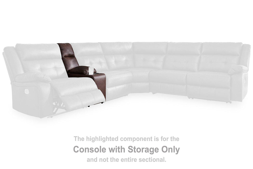 Punch Up Power Reclining Sectional Loveseat with Console - Bill's Discount Center (Bradenton, FL)