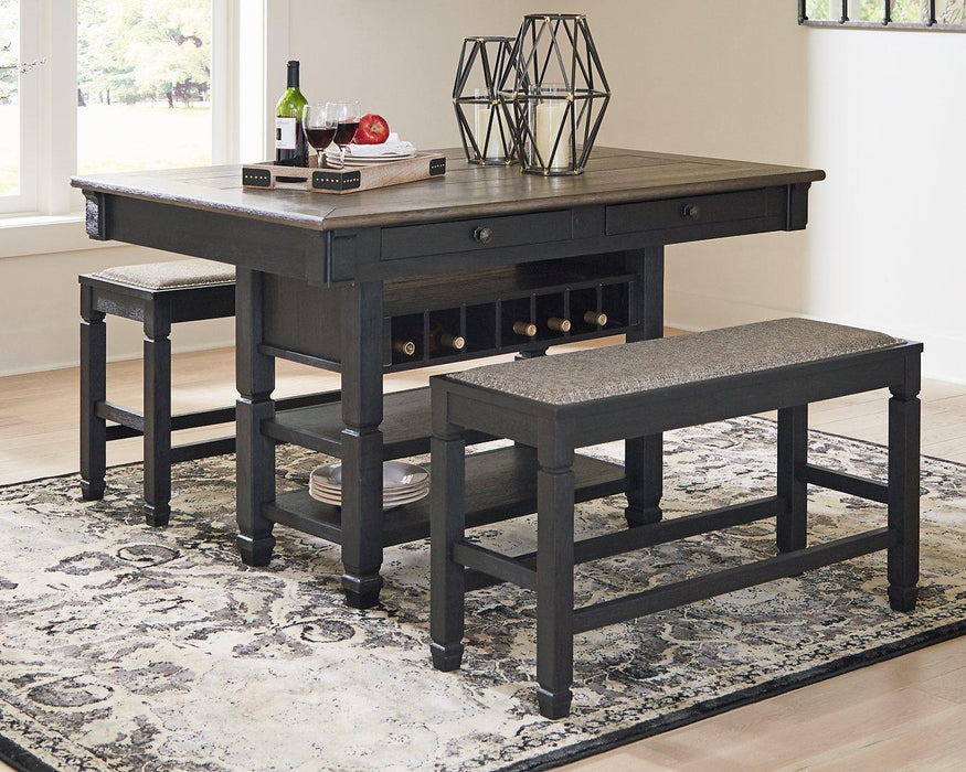 Tyler Creek Counter Height Dining Set - Bill's Discount Center (Bradenton, FL)