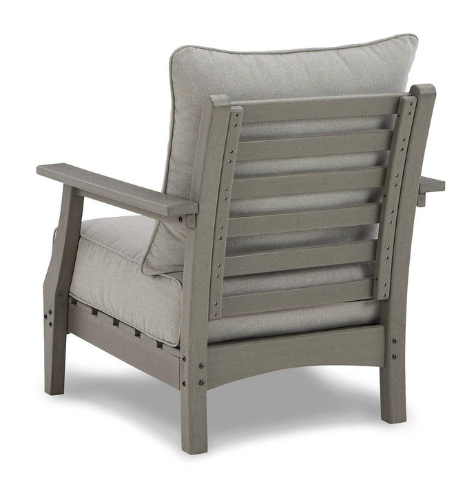 Visola Outdoor Sofa and Loveseat Set - Bill's Discount Center (Bradenton, FL)