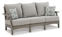 Visola Outdoor Sofa and Loveseat Set - Bill's Discount Center (Bradenton, FL)