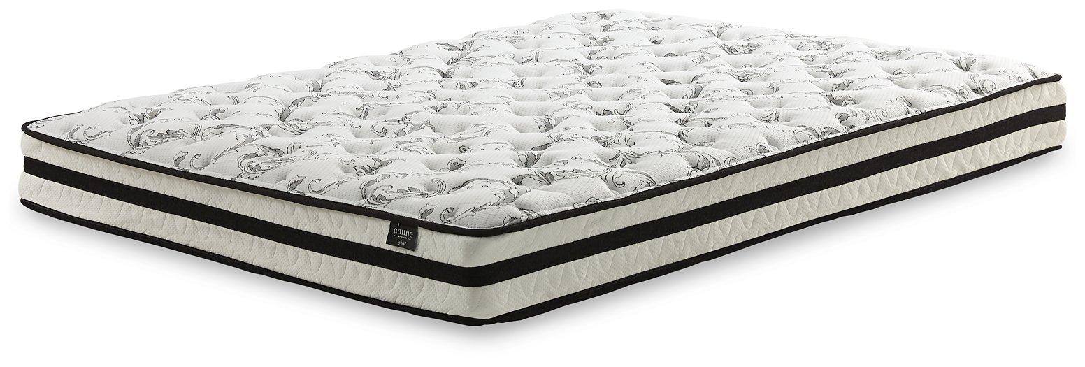 8 Inch Chime Innerspring Mattress Set - Bill's Discount Center (Bradenton, FL)