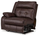 Punch Up Power Reclining Sectional Loveseat with Console - Bill's Discount Center (Bradenton, FL)