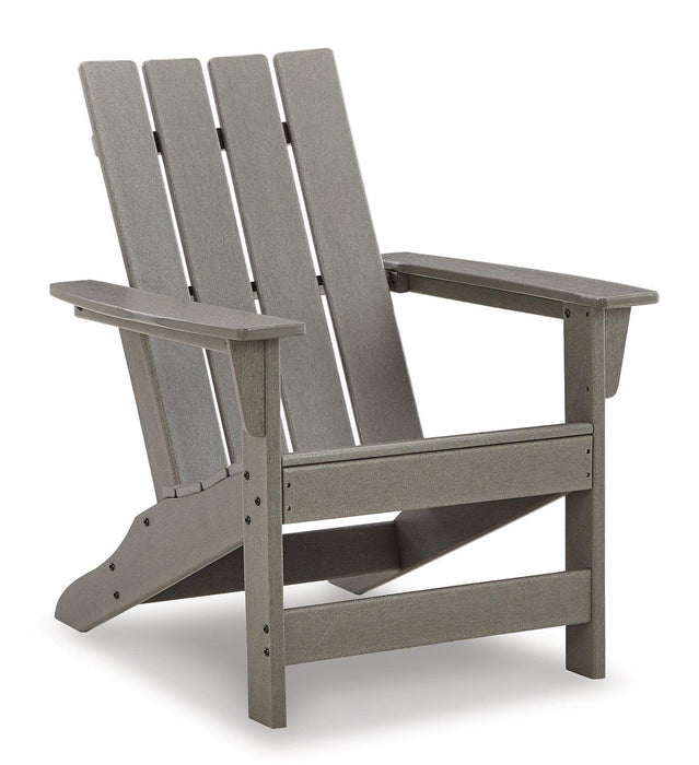 Visola Outdoor Adirondack Chair Set with End Table - Bill's Discount Center (Bradenton, FL)
