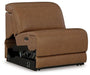 Magic Man Power Reclining Sectional with Console - Bill's Discount Center (Bradenton, FL)