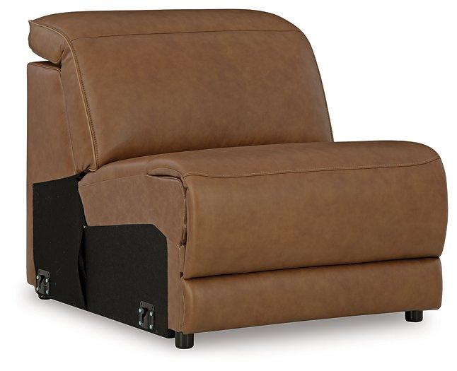 Magic Man Power Reclining Sectional with Console - Bill's Discount Center (Bradenton, FL)