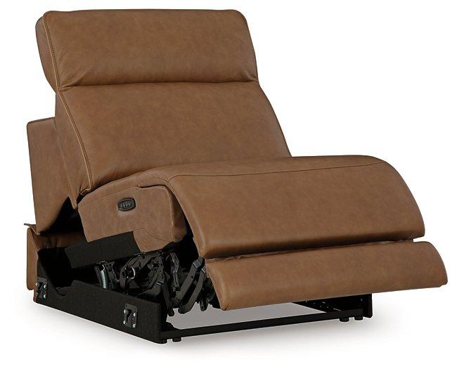 Magic Man Power Reclining Sectional with Console - Bill's Discount Center (Bradenton, FL)