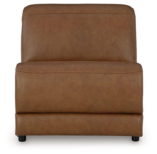 Magic Man Power Reclining Sectional with Console - Bill's Discount Center (Bradenton, FL)