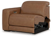 Magic Man Power Reclining Sectional with Console - Bill's Discount Center (Bradenton, FL)