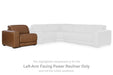 Magic Man Power Reclining Sectional with Console - Bill's Discount Center (Bradenton, FL)