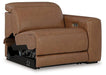 Magic Man Power Reclining Sectional with Console - Bill's Discount Center (Bradenton, FL)