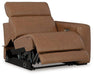 Magic Man Power Reclining Sectional Loveseat with Console - Bill's Discount Center (Bradenton, FL)