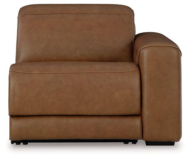 Magic Man Power Reclining Sectional with Console - Bill's Discount Center (Bradenton, FL)