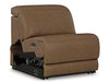 Magic Man Power Reclining Sectional with Console - Bill's Discount Center (Bradenton, FL)