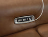 Magic Man Power Reclining Sectional Loveseat with Console - Bill's Discount Center (Bradenton, FL)
