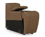 Magic Man Power Reclining Sectional Loveseat with Console - Bill's Discount Center (Bradenton, FL)
