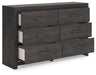Hollivern Dresser and Mirror - Bill's Discount Center (Bradenton, FL)