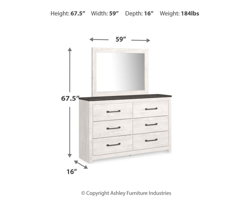 Gerridan Dresser and Mirror - Bill's Discount Center (Bradenton, FL)