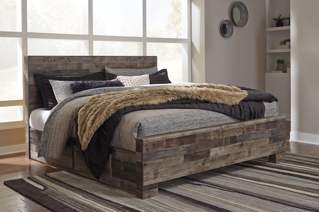 Derekson Bed with 2 Side Storage - Bill's Discount Center (Bradenton, FL)