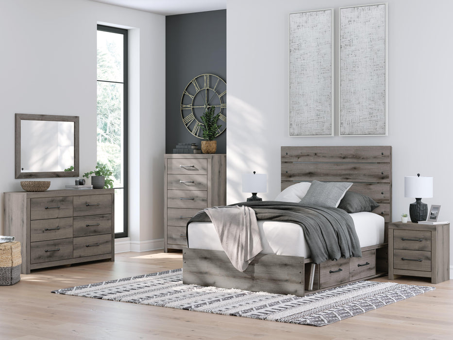 Graystorm Bed with Storage - Bill's Discount Center (Bradenton, FL)