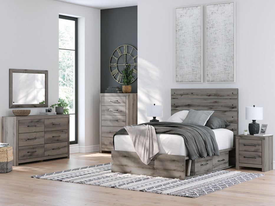 Graystorm Bed with Storage - Bill's Discount Center (Bradenton, FL)