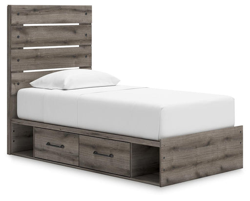Graystorm Bed with Storage - Bill's Discount Center (Bradenton, FL)