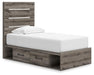 Graystorm Bed with Storage - Bill's Discount Center (Bradenton, FL)
