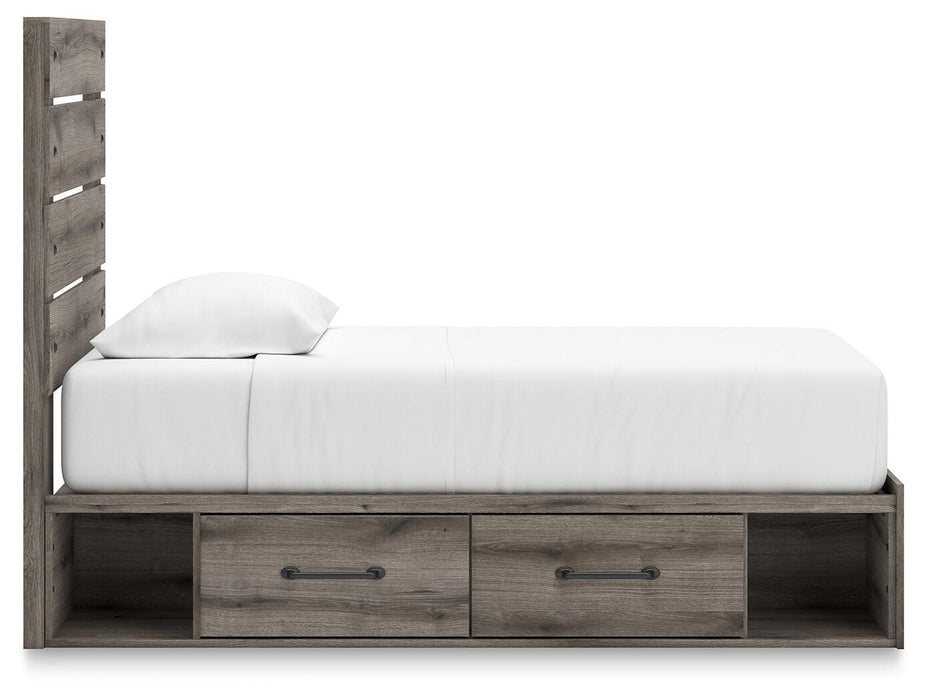 Graystorm Bed with Storage - Bill's Discount Center (Bradenton, FL)