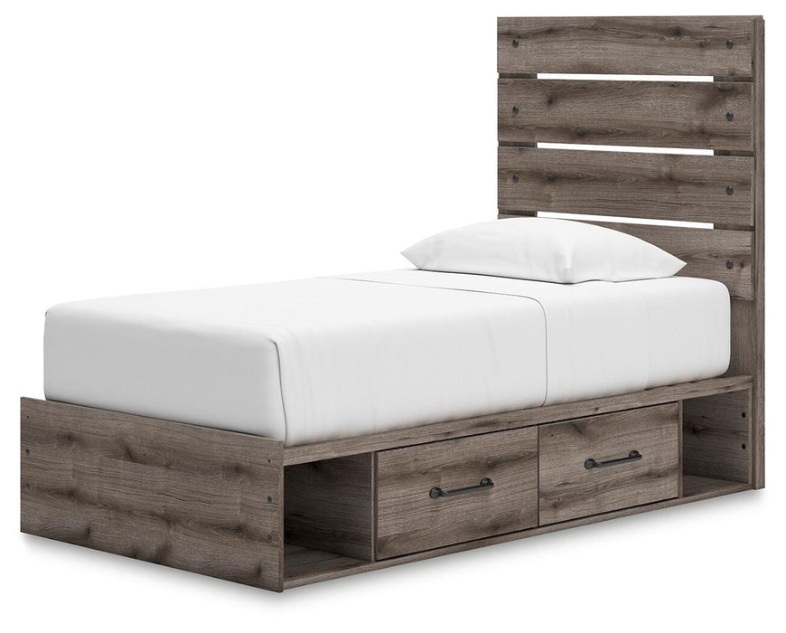 Graystorm Bed with Storage - Bill's Discount Center (Bradenton, FL)