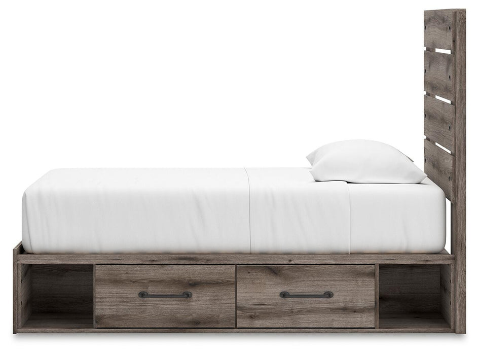 Graystorm Bed with Storage - Bill's Discount Center (Bradenton, FL)