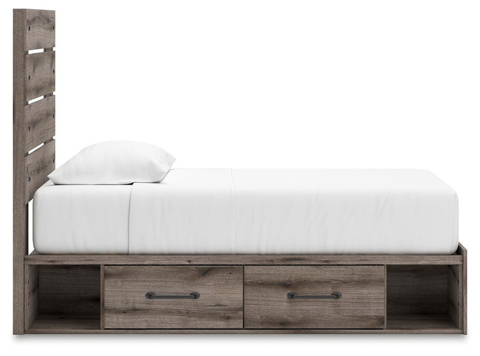 Graystorm Bed with Storage - Bill's Discount Center (Bradenton, FL)