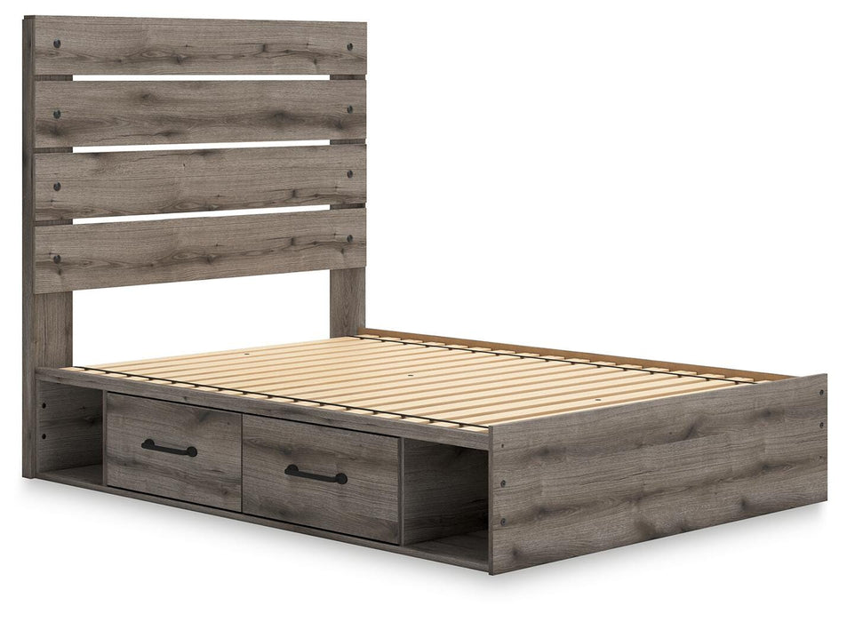 Graystorm Bed with Storage - Bill's Discount Center (Bradenton, FL)