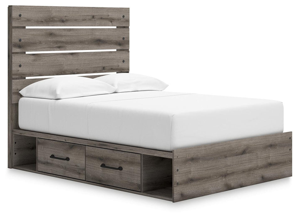 Graystorm Bed with Storage - Bill's Discount Center (Bradenton, FL)