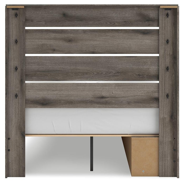 Graystorm Bed with Storage - Bill's Discount Center (Bradenton, FL)