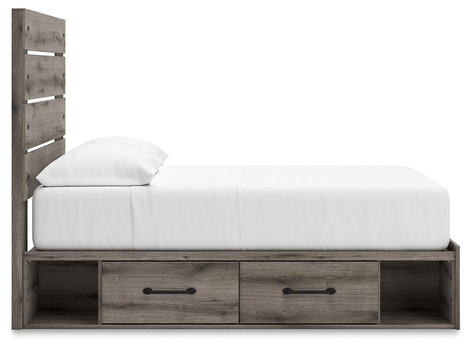 Graystorm Bed with Storage - Bill's Discount Center (Bradenton, FL)